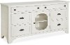 65 Inch Antique White TV Stand - Coventry Lane