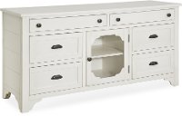 65 Inch Antique White TV Stand - Coventry Lane