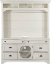 Colonial White 2 Piece Antique Entertainment Center - Coventry Lane