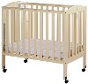 French White 3-in-1 Folding Portable Crib-2