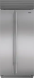 BI-36S/S/TH Sub-Zero 36 Inch Classic Side by Side Smart Refrigerator - 20.6 cu. ft., Stainless Steel, Tubular Handle