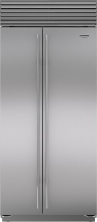 BI-36S/S/TH Sub-Zero 36 Inch Classic Side by Side Smart Refrigerator - 20.6 cu. ft., Stainless Steel, Tubular Handle