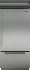 BI-36U/S/PH-RH Sub-Zero 36 Inch Classic Bottom Freezer Refrigerator - 21.7 cu. ft., Right Hinge