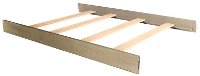 Convertible Crib Wooden Full Size Bed Rail - Parker