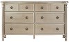 Antique Bronze 6-Drawer Double Dresser - Julienne -2