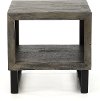Modern Gray End Table - Mulholland Drive