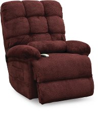 Angus Cranapple Burgundy Zero Gravity Lift Chair - Aurora