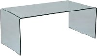 Bent Glass Coffee Table - Clarity