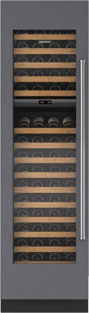 IW-24A-LH Sub-Zero 24 Inch Wine Storage, 102 Bottle Capacity - Panel Ready, Left Hinge-1
