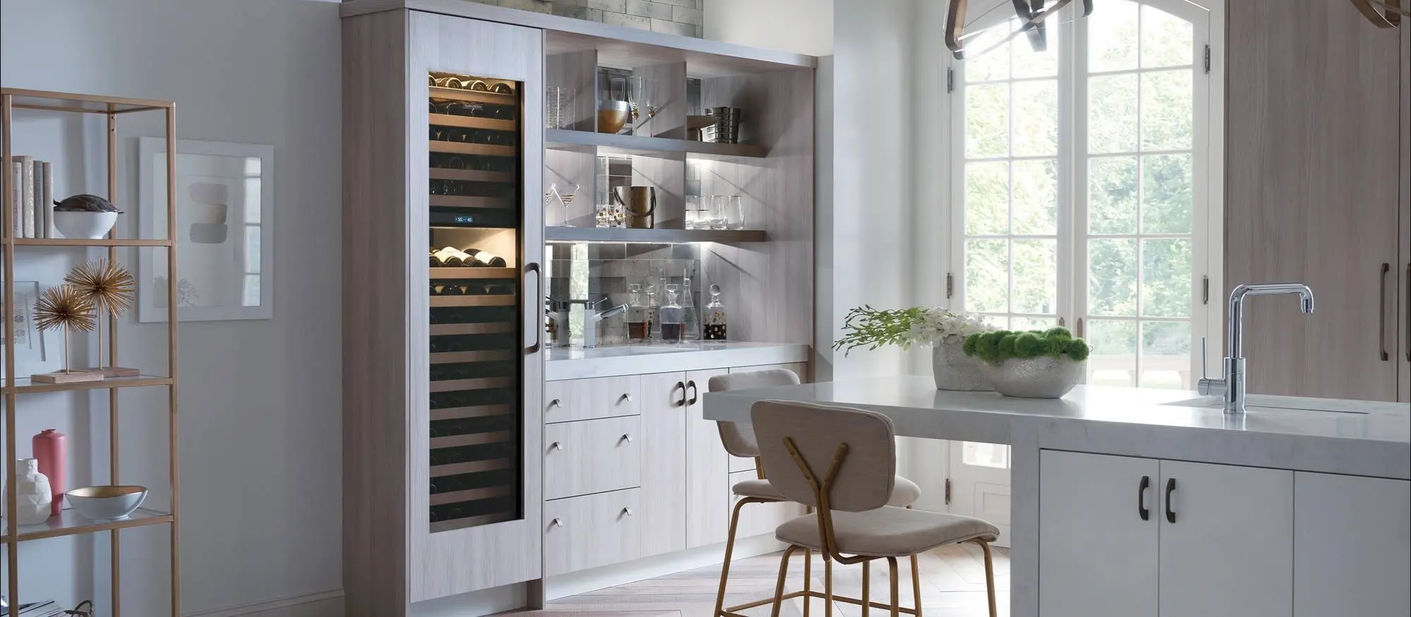 IW-24A-LH Sub-Zero 24 Inch Wine Storage, 102 Bottle Capacity - Panel Ready, Left Hinge-2