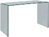 Clearance Bent Glass Sofa Table - Clarity