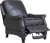 Wrenn Gray Leather Power Recliner - Ashebrooke-3