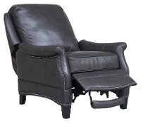 Wrenn Gray Leather Power Recliner - Ashebrooke-3