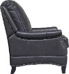 Wrenn Gray Leather Power Recliner - Ashebrooke-4