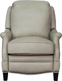 Shoreham Cream Leather Power Recliner - Ashebrooke