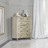 Antique Bronze 6-Drawer Chest - Julienne