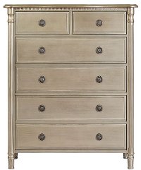 Antique Bronze 6-Drawer Chest - Julienne-2