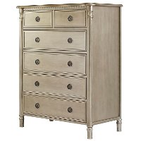Antique Bronze 6-Drawer Chest - Julienne-3