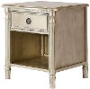 Antique Bronze 1-Drawer Nightstand - Julienne -2