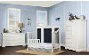 White/ Distressed Navy 5 in-1 Convertible Crib - Parker -5