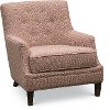 1355-01MAXCRL Clearance Maxwell Coral Accent Chair - Fredrick