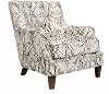 1355-01MYLEBY Myla Ebony Cream and Black Accent Chair - Fredrick-2