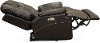 Walnut Brown Leather-Match Power Recliner - Bonanza-3