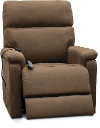 Granite Light Brown Reclining Lift Chair - Stonewash-4