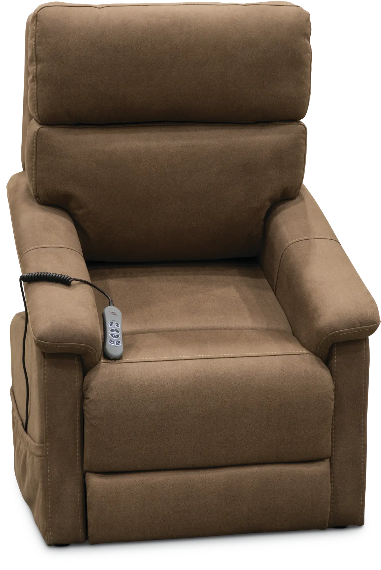 Stonewash Granite Light Brown Reclining Lift Chair-2