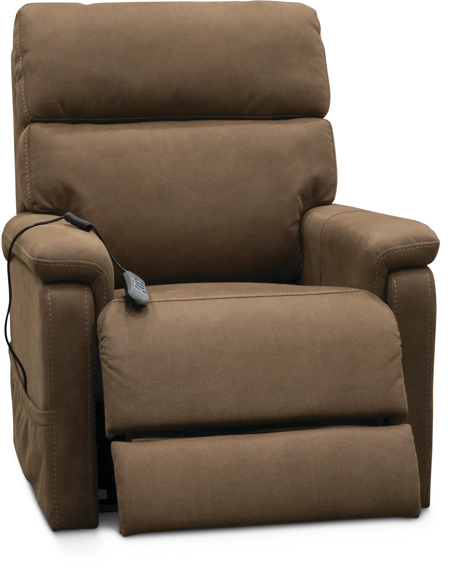 Stonewash Granite Light Brown Reclining Lift Chair-4