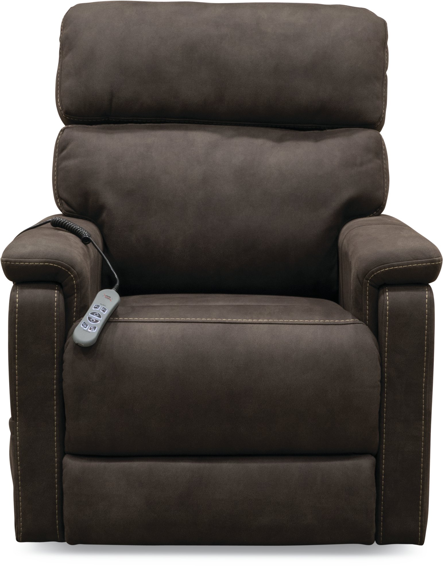 Gunmetal Dark Brown Reclining Lift Chair - Stonewash-1
