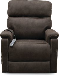 Gunmetal Dark Brown Reclining Lift Chair - Stonewash