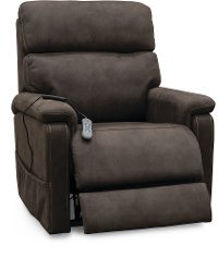 Gunmetal Dark Brown Reclining Lift Chair - Stonewash-3