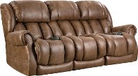 Brown Power Reclining Sofa - Atlantis