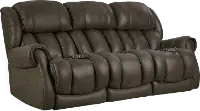 Casual Contemporary Dark Gray Power Reclining Sofa - Atlantis