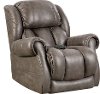 Casual Contemporary Dark Gray Power Recliner - Atlantis