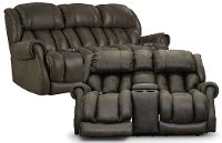 Dark Gray Power Reclining Living Room Set - Atlantis-5
