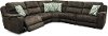 Coco Brown 5 Piece Power Reclining Sectional Sofa - Imprint