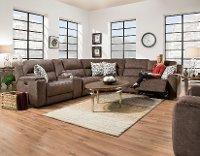 Coco Brown 6 Piece Power Reclining Sectional Sofa - Imprint