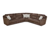 Coco Brown 6 Piece Power Reclining Sectional Sofa - Imprint-2