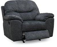 Casual Contemporary Blue Power Recliner - Imprint-2