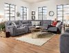 Blue 6 Piece Power Reclining Sectional - Imprint-1