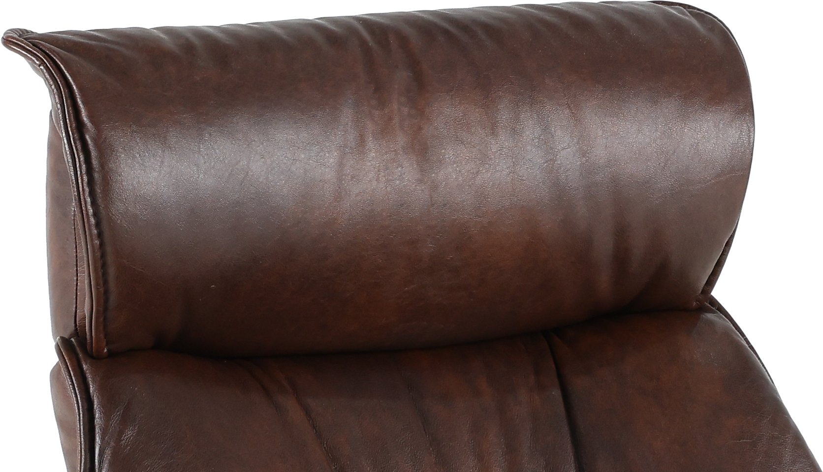 Truffle Brown Standard Leather Swivel Glider Power Recliner - Captain-2