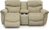 490-521/D149123MCNSL Light Green Manual Full Reclining Console Loveseat - James-3