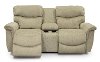 KIT Green Manual Full Reclining Sofa & Console Loveseat - James-2