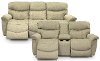 KIT Green Manual Full Reclining Sofa & Console Loveseat - James-3