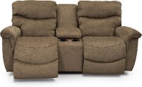 490-521/D149177MCNSL Java Brown Manual Full Reclining Console Loveseat - James