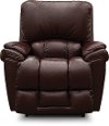10-772/LB152109/REC Burgundy Leather-Match Manual Rocker Recliner - Melrose-1