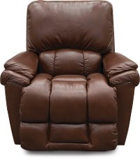P10-772/LB152175/PRC Chestnut Brown Leather-Match Power Rocker Recliner - Melrose
