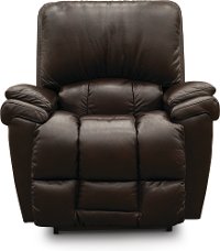 P10-772/LB152179/PRC Dark Brown Leather-Match Power Rocker Recliner - Melrose